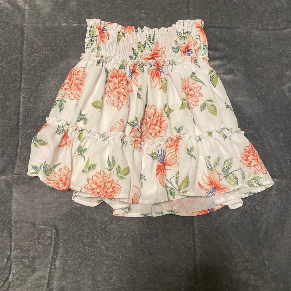 Altar'd state floral mini skirt